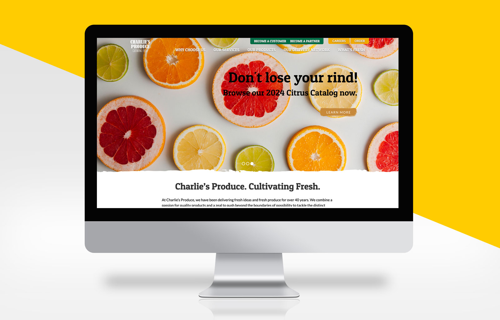 Charlie's Produce Website